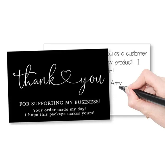 BUY NOW "Thank You for Supporting My Small Business" Cards, 30 count - Picture 2 of 3
